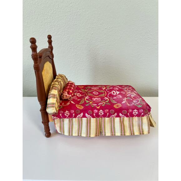 Fisher Price Loving Family Dollhouse Parents Double Queen Bed *Read - Picture 1 of 13